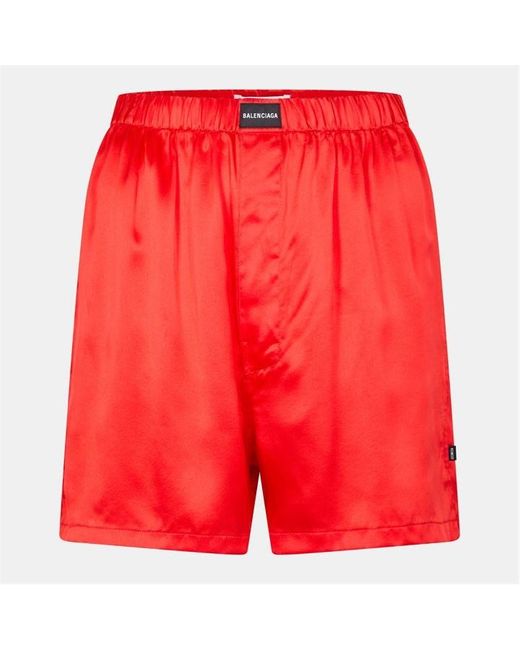 Balenciaga Red Boy Shorts