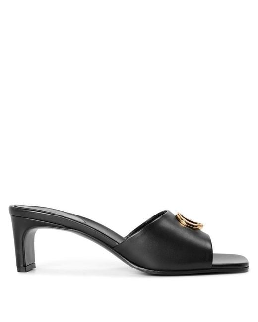 Gucci Black 55H Gg Mule Ld64