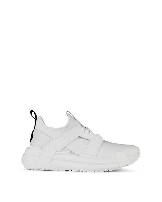 Moncler White Lunarove Trainers for men