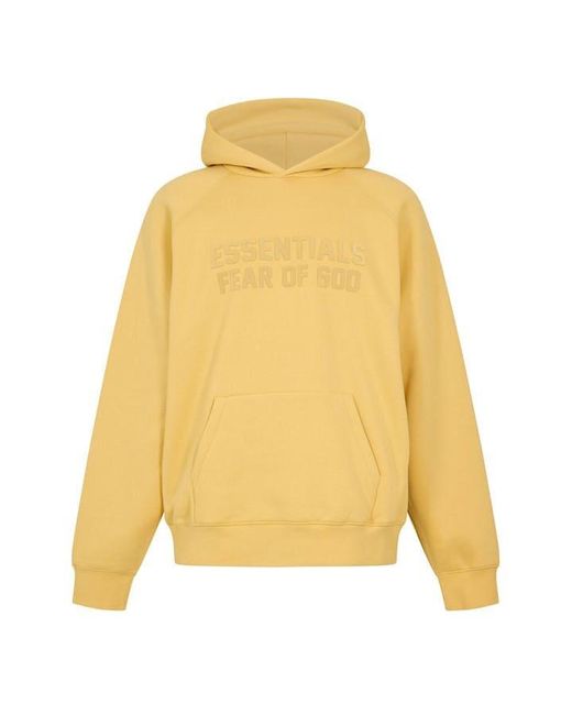 Fear Of God Yellow Overhead Hoodie for men