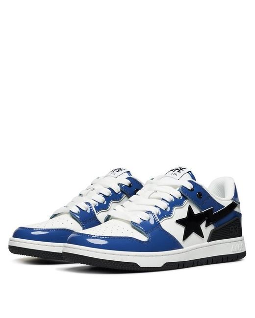 A Bathing Ape Blue Sk8 Sta M2 Low Trainers for men