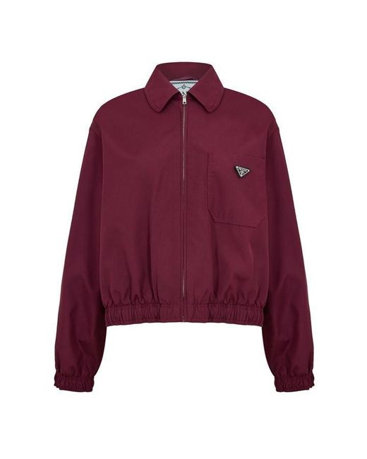 Prada Purple Logo Softshell Jacket