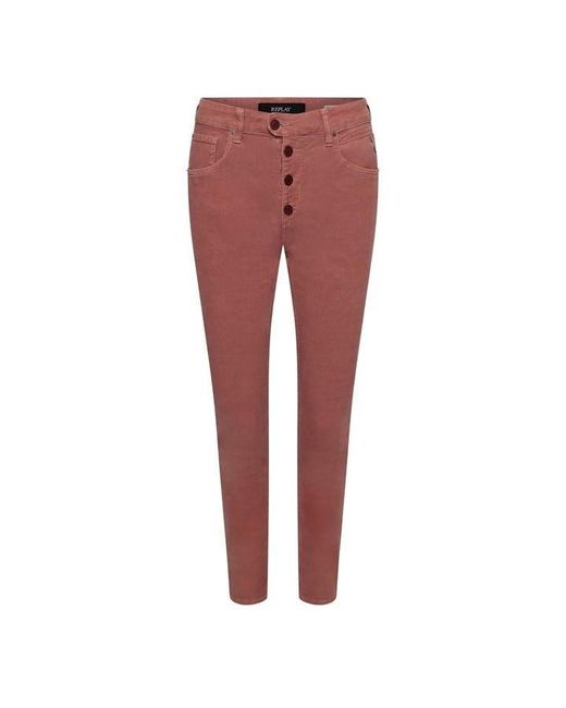 Replay Red Slim-Fit Jeans