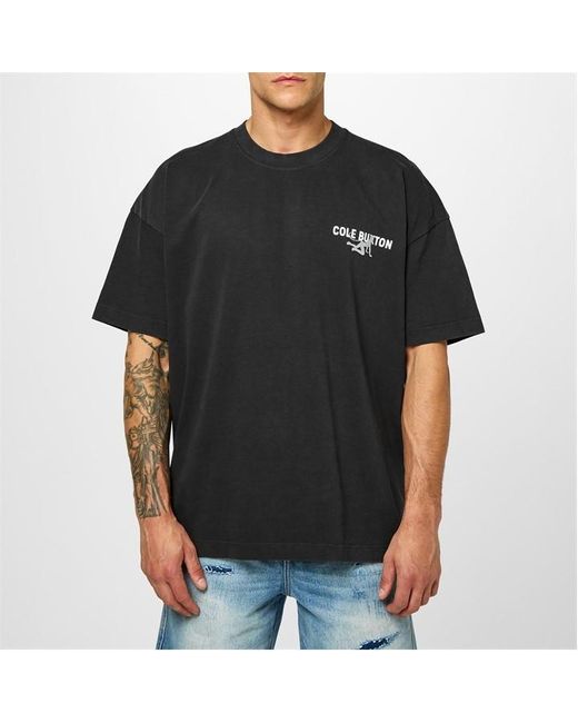 Cole Buxton Black Soho Devil T-shirt for men