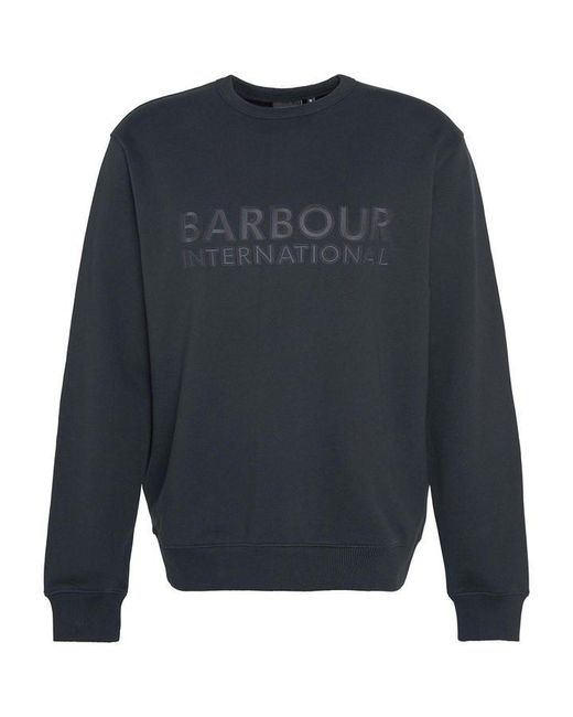 Barbour Gray Otis Logo Sweatshirt for men