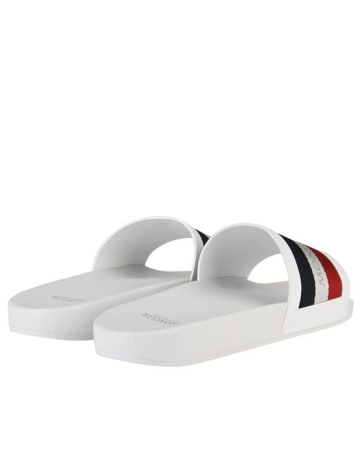 white moncler sliders white moncler sliders