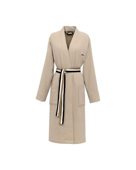 HUGO Natural Terry Cotton Unisex Kimono Bathrobe