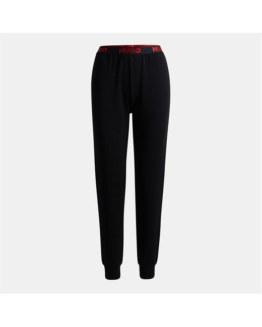HUGO Black Sporty Jogger Pyjama Trousers