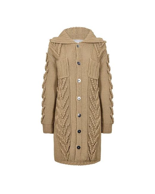 Bottega Veneta Natural Tailored Overcoat