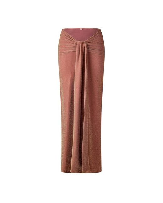Devon Windsor Brown Dottie Swim Skirt