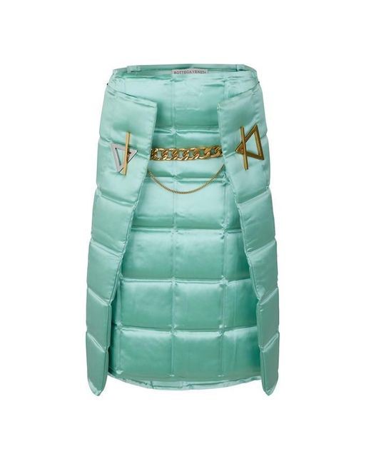 Bottega Veneta Green Midi Skirt