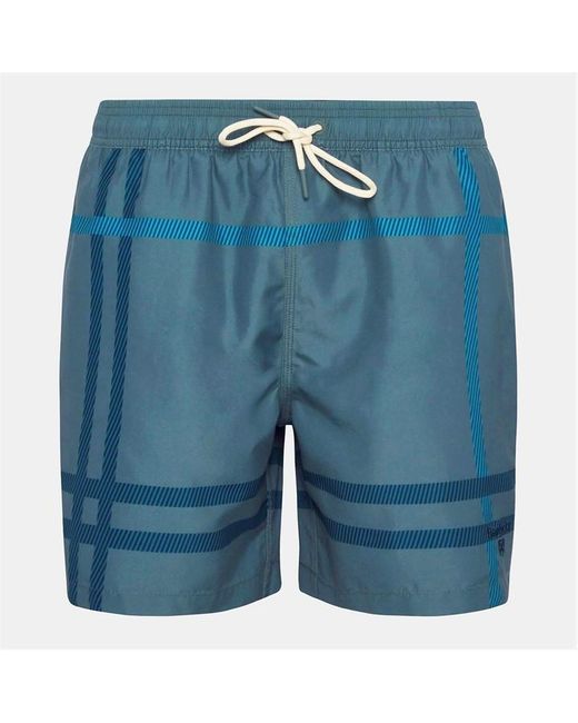 Barbour Blue Twain Swimming Shorts for men