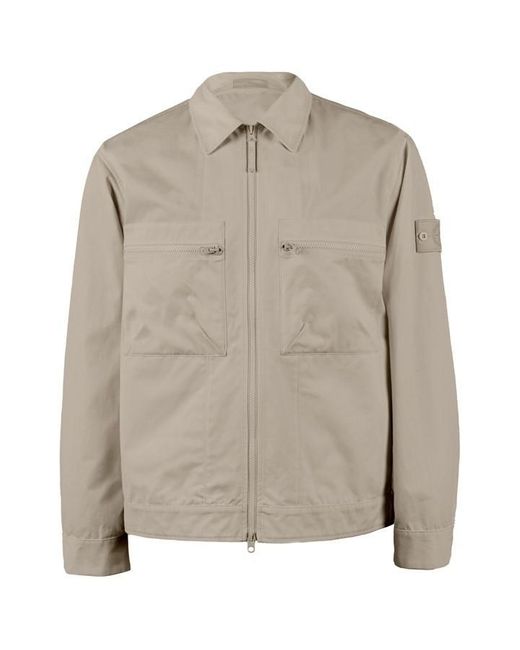 Stone Island Natural Ghost Ventile Jacket for men