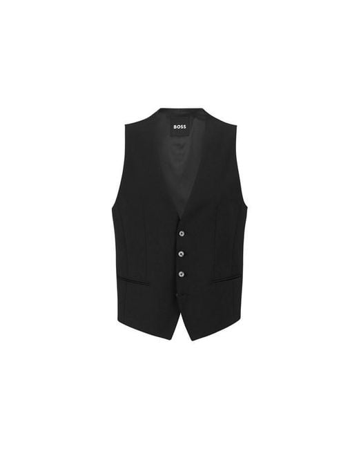 Boss Black Slim Fit Waistcoat for men