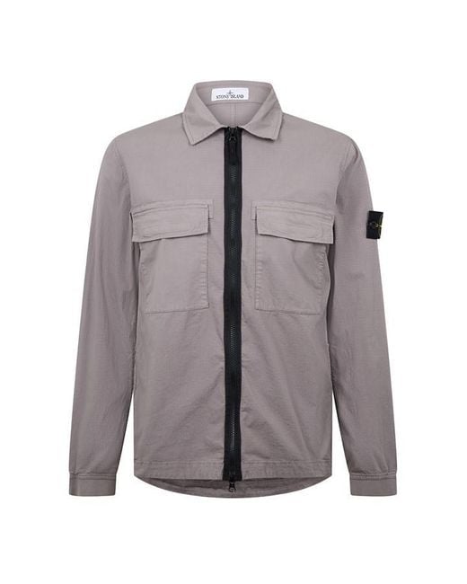 Stone island ripstop overshirt clearance