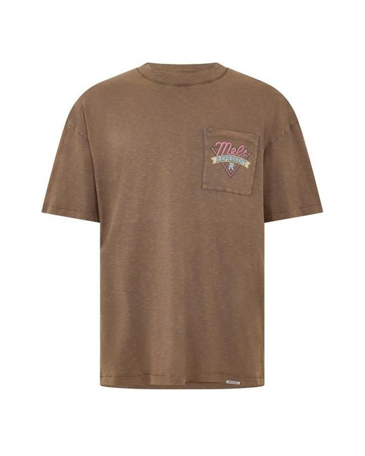 Represent Brown Oversized T-Shirt for men