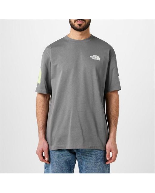 The North Face Gray Tnfl Graphic Tee Sn42 for men