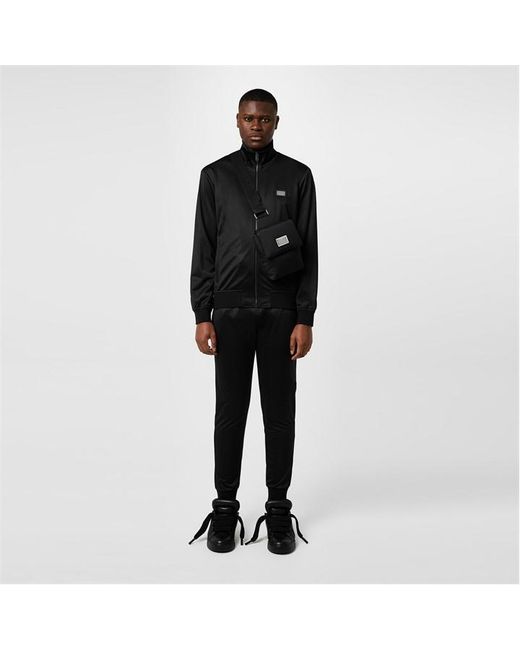 Dolce & Gabbana Black Technical Jersey jogging Pants for men