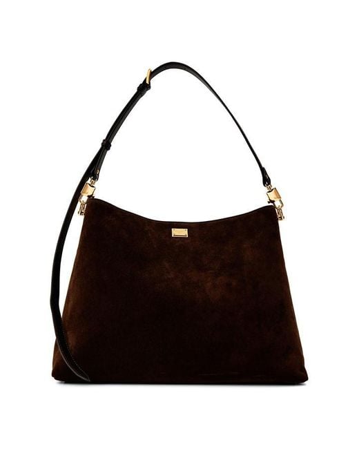 Dolce & Gabbana Black Dg Vittoria Hobo Ld63