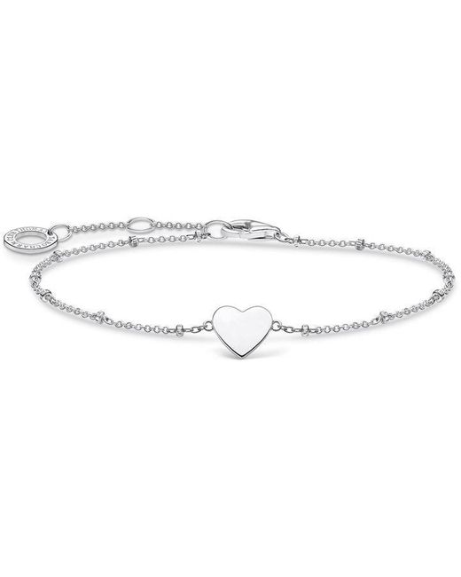 Thomas Sabo Metallic Sabo Charming Heart Bracelet