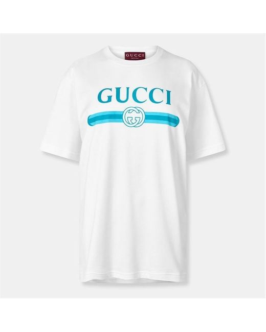 Gucci Blue Logo T-Shirt