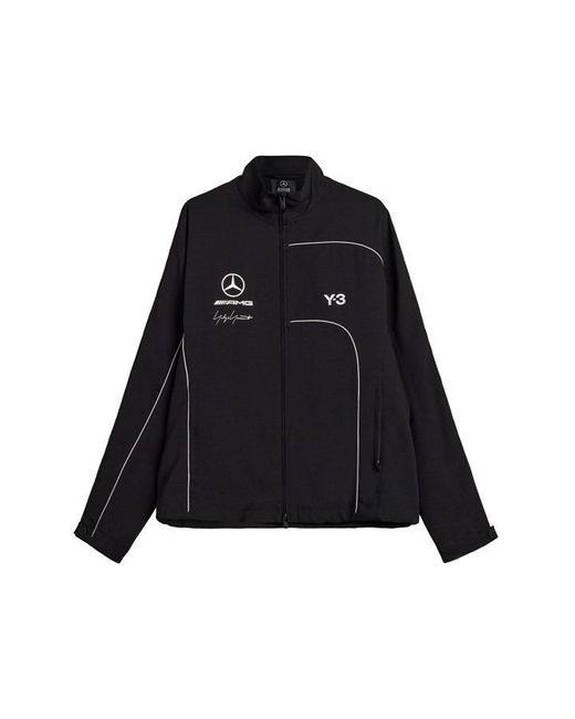 Y-3 Black Mercedes Track Jacket for men