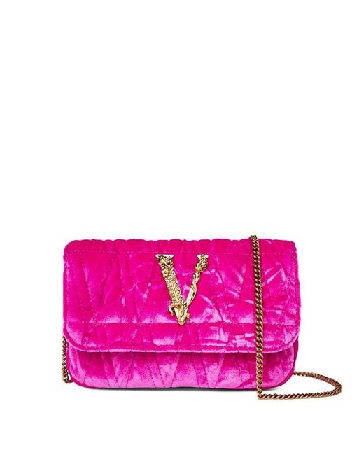 Versace Purple Velvet Mini Bag