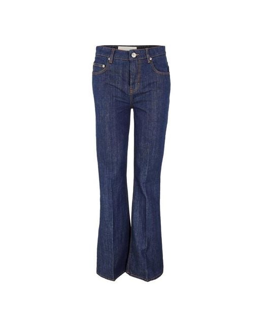 AMI Blue Ami Bootcut Jeans Ld61