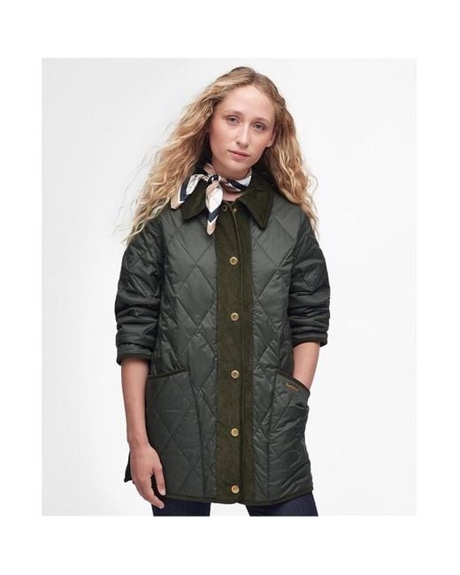 Barbour Green Highcliffe Quilted Jacket