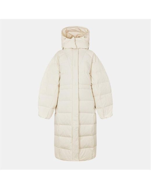 Ganni White Tech Puffer Down Jacket