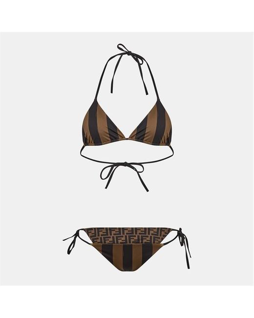 Fendi White Reversible Swimsuit