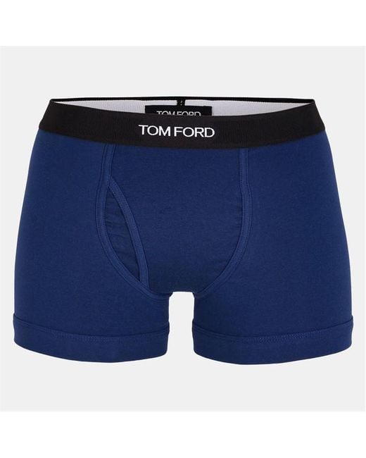 Tom Ford Blue Logo Boxer Briefs for men