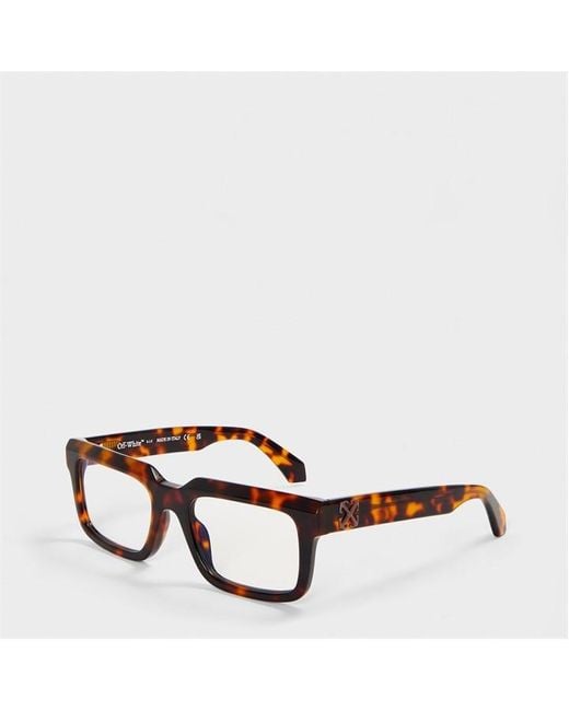 Off-White c/o Virgil Abloh Brown Contemporary Reading Glasses