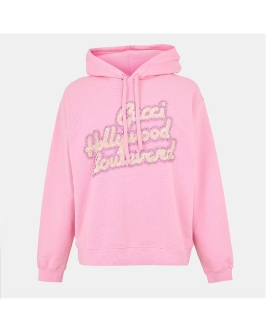 Gucci Pink Pull Over Hoodie for men