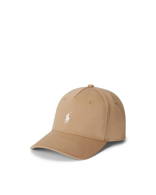 Polo Ralph Lauren Natural Tech Ponte Cotton Logo Baseball Cap