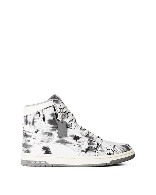 Amiri White Skeleton High Top Trainers for men