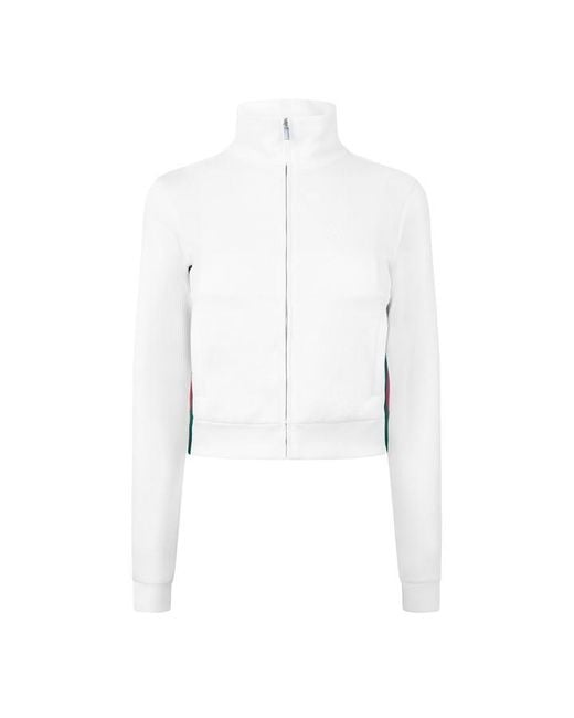 Gucci White Zp Sweat Ld63