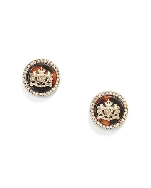 Ralph Lauren Multicolor Lauren Ralph Lauren Tortoise & Logo Stud Earrings