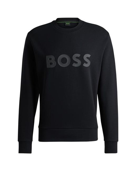 Boss Black Long Sleeve Crew Neck Jumper (Salbo) for men