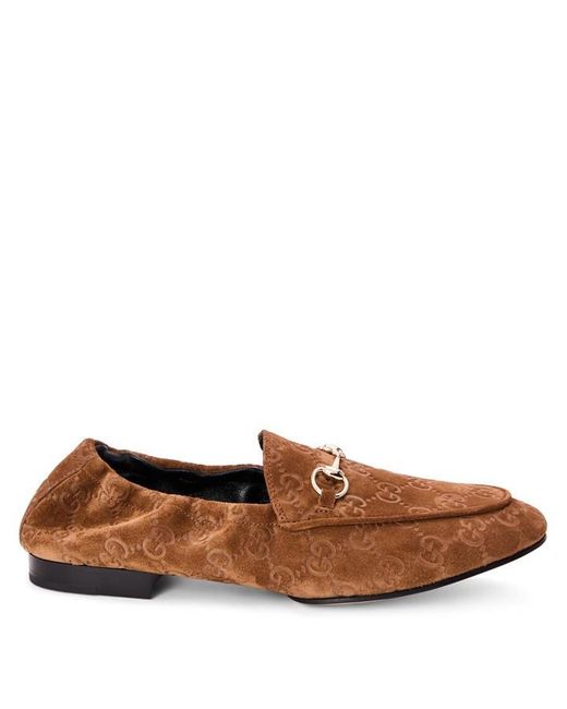 Gucci Brown Boat Shoes