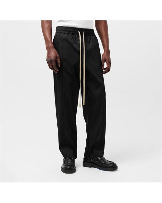 Fear Of God Black Virgin Wool Cashmere Forum Trousers for men