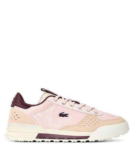 Lacoste Pink Slam Shot 226 Leather Low-Top Trainers