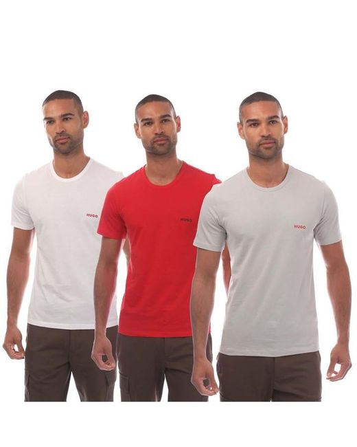HUGO Red 3 Pack Of T-Shirts for men