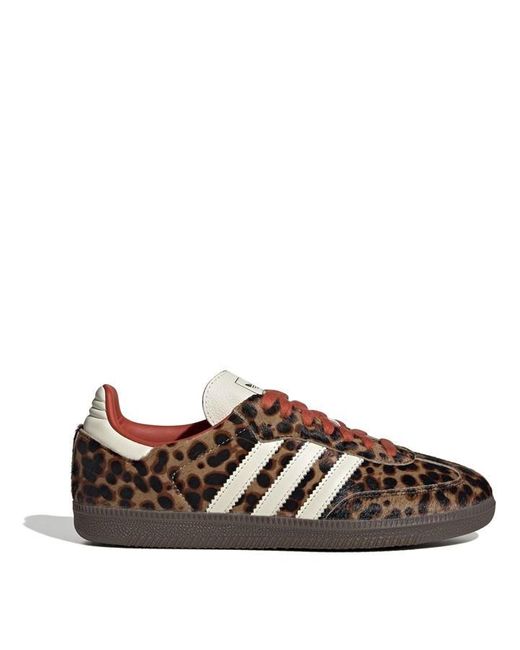 Adidas Originals Brown Samba Sneakers