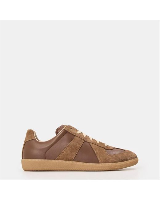 Maison Margiela Brown Low-Top Trainers for men