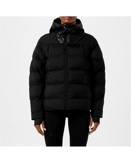 On Shoes Black Challenger Puffer Jacket