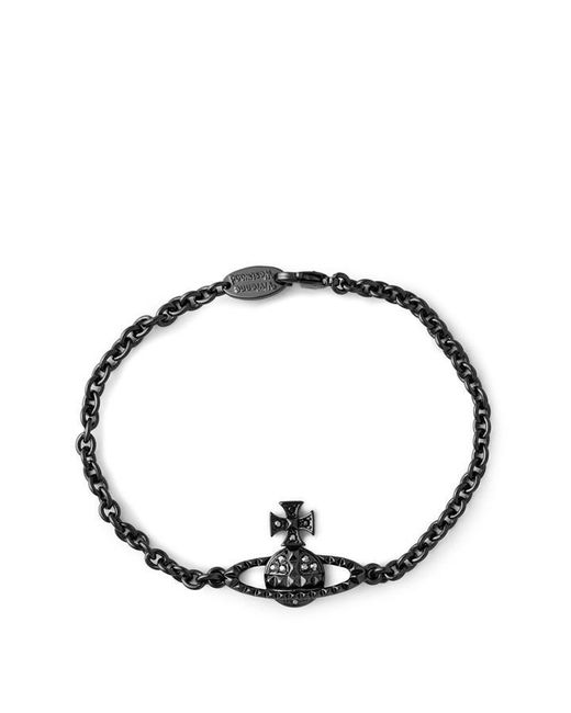 Vivienne Westwood Brown Orb Chain Bracelet for men
