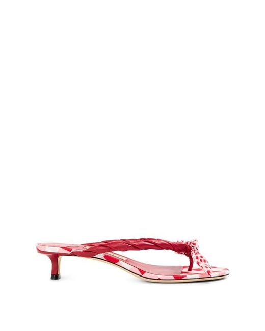 Jimmy Choo Red Flip Flops