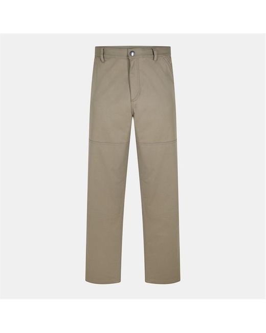 Moncler Gray Contemporary Fit Chinos for men