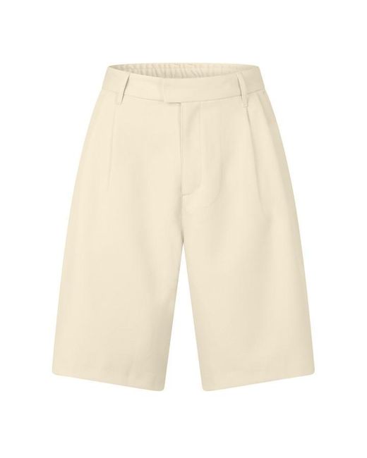 About Blank Gray Tailored Shorts for men
